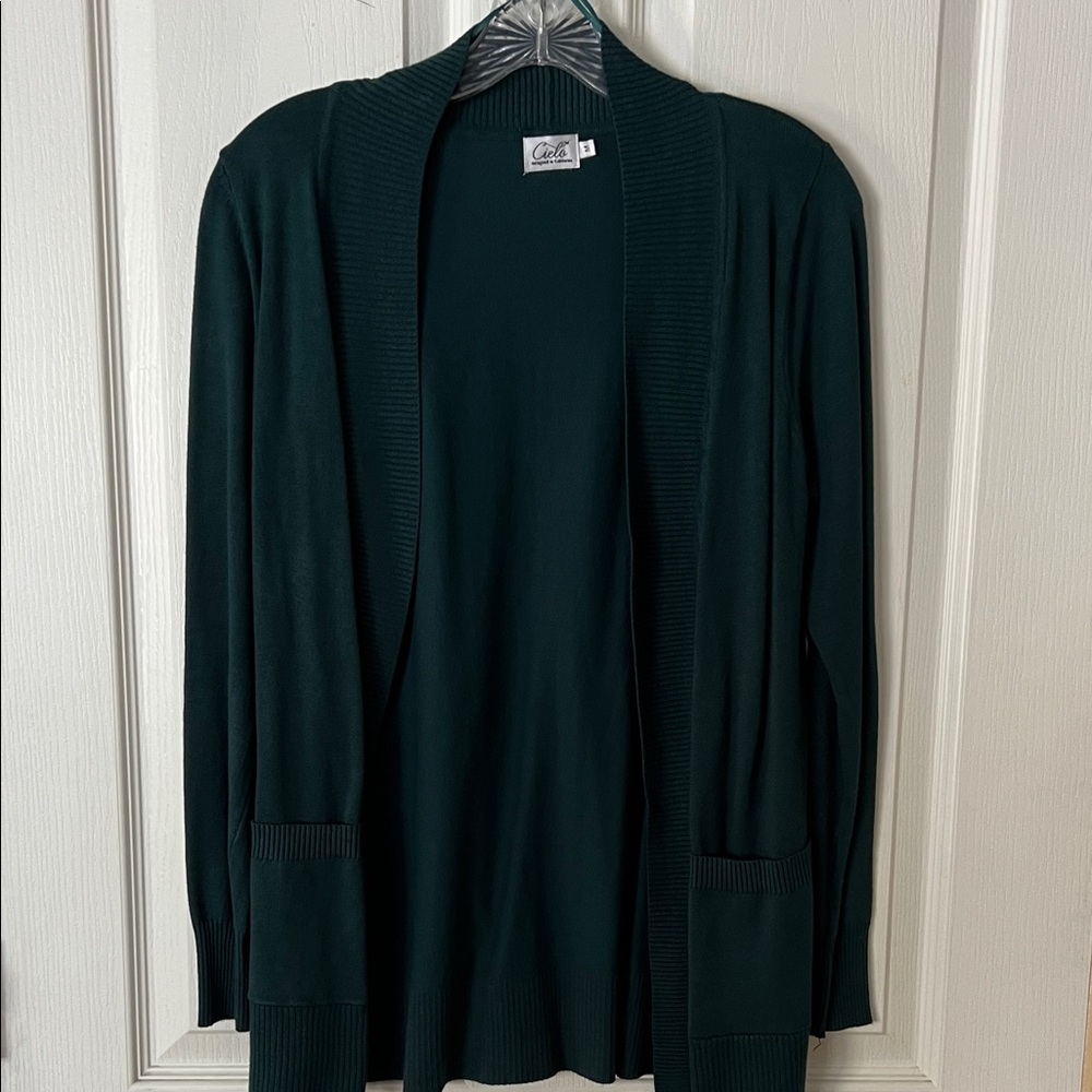 Cielo Dark Green Women's Cardigan
